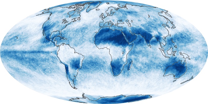 Global Map Cloud Fraction Image 27