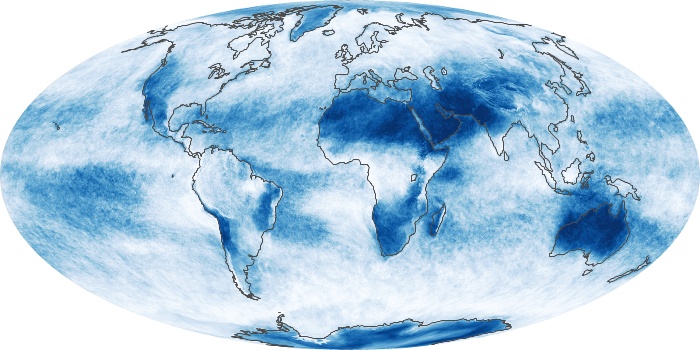 Global Map Cloud Fraction Image 4
