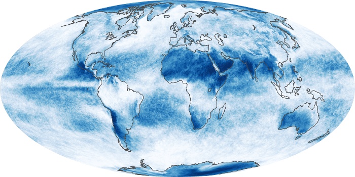 Global Map Cloud Fraction Image 8