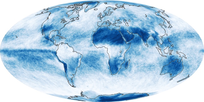 Global Map Cloud Fraction Image 10