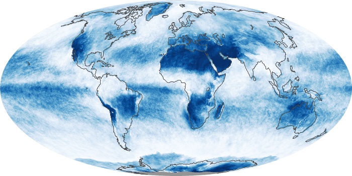 Global Map Cloud Fraction Image 12