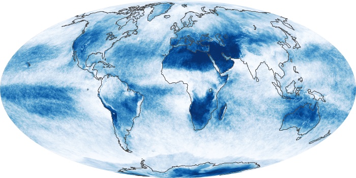Global Map Cloud Fraction Image 14