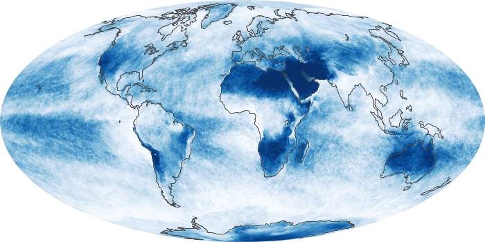 Global Map Cloud Fraction Image 44