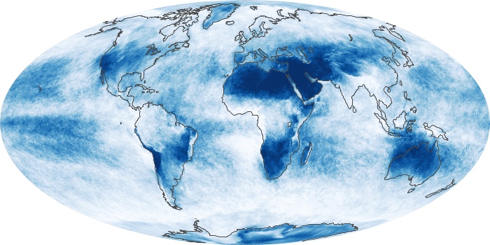 Global Map Cloud Fraction Image 27