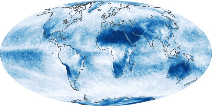 Global Map Cloud Fraction Image 57
