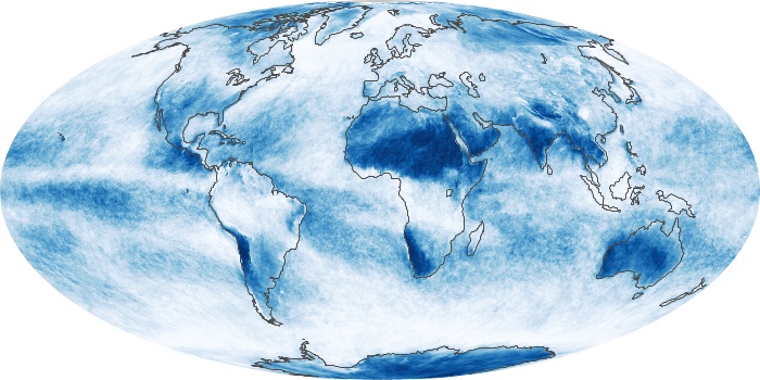 Global Map Cloud Fraction Image 30