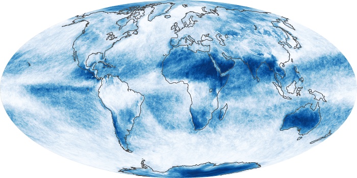 Global Map Cloud Fraction Image 32