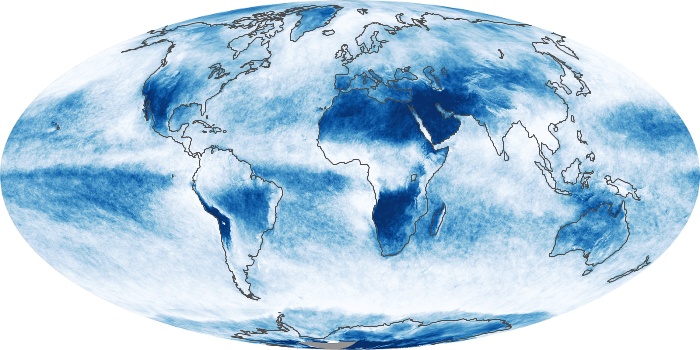 Global Map Cloud Fraction Image 65
