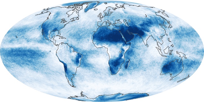 Global Map Cloud Fraction Image 69