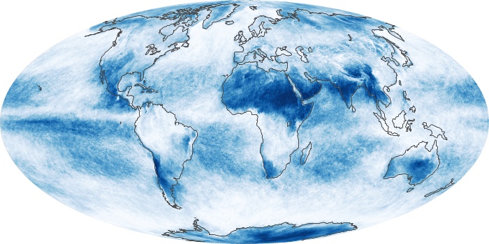 Global Map Cloud Fraction Image 43