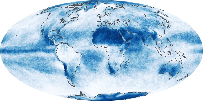 Global Map Cloud Fraction Image 74