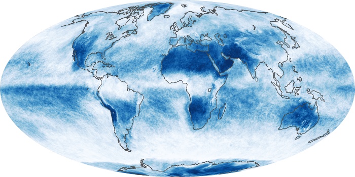 Global Map Cloud Fraction Image 47