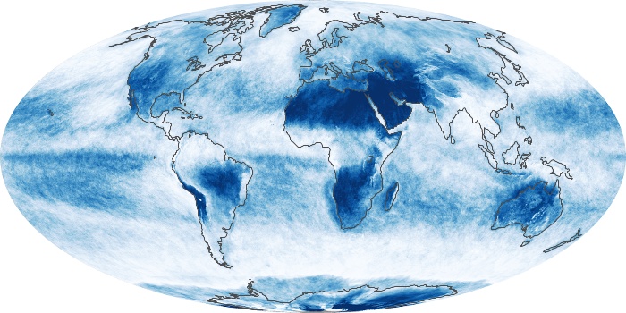 Global Map Cloud Fraction Image 77