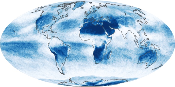 Global Map Cloud Fraction Image 78