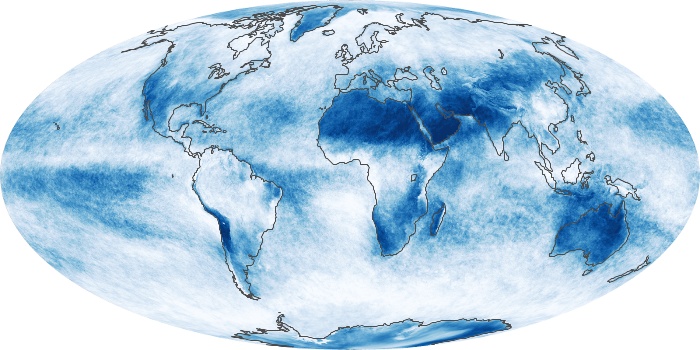Global Map Cloud Fraction Image 52