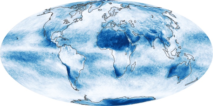 Global Map Cloud Fraction Image 83