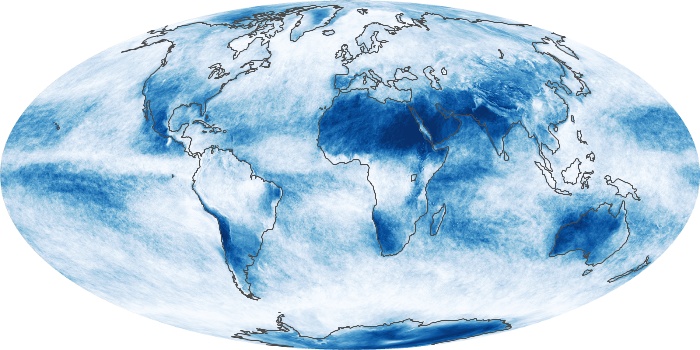 Global Map Cloud Fraction Image 65
