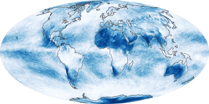 Global Map Cloud Fraction Image 96