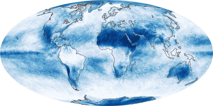 Global Map Cloud Fraction Image 98