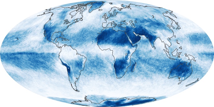 Global Map Cloud Fraction Image 71