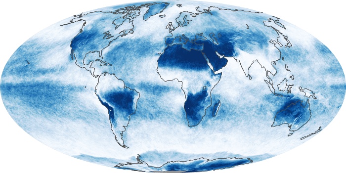Global Map Cloud Fraction Image 73