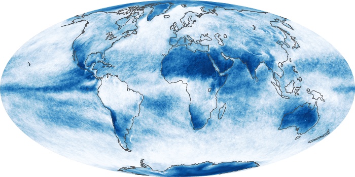 Global Map Cloud Fraction Image 81