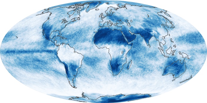 Global Map Cloud Fraction Image 82