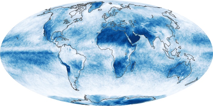 Global Map Cloud Fraction Image 112