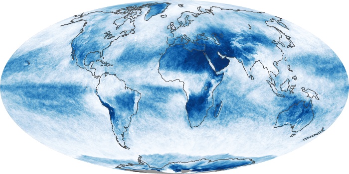 Global Map Cloud Fraction Image 84