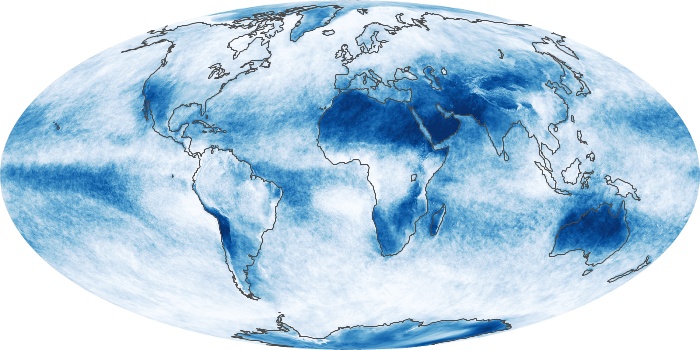 Global Map Cloud Fraction Image 88