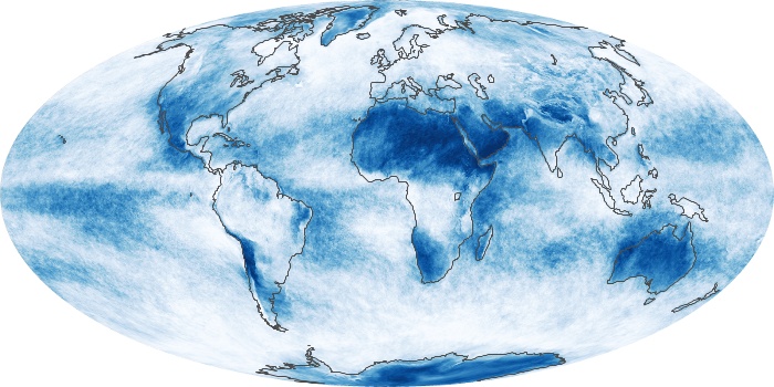 Global Map Cloud Fraction Image 118