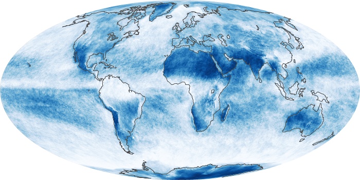Global Map Cloud Fraction Image 123