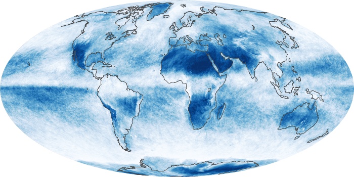 Global Map Cloud Fraction Image 124