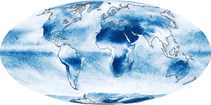 Global Map Cloud Fraction Image 125