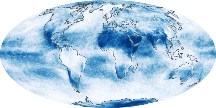 Global Map Cloud Fraction Image 133
