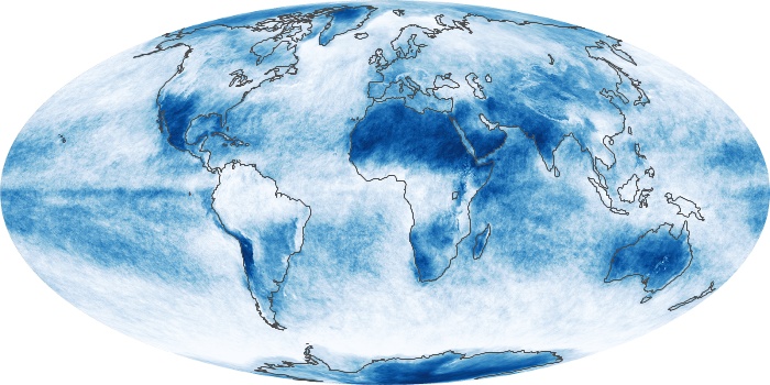 Global Map Cloud Fraction Image 106