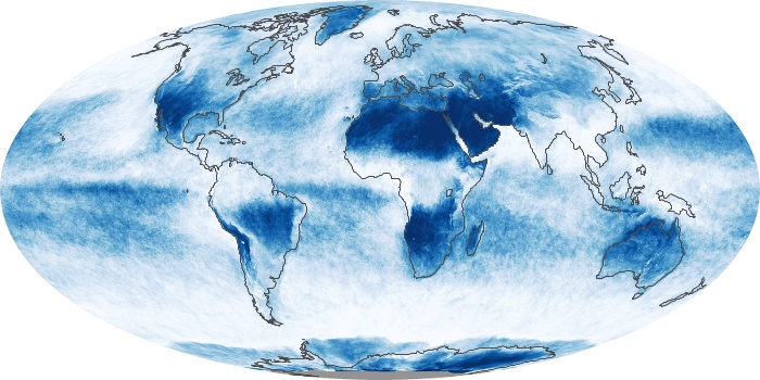 Global Map Cloud Fraction Image 137