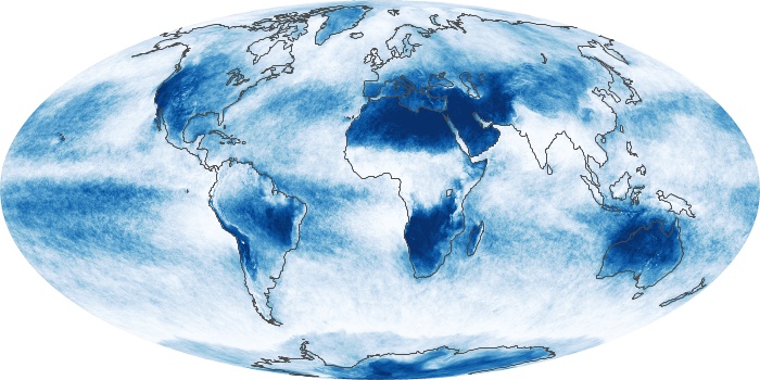 Global Map Cloud Fraction Image 110