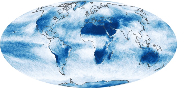 Global Map Cloud Fraction Image 140