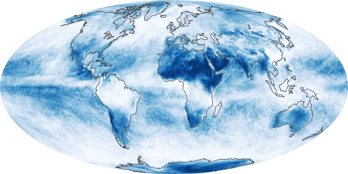 Global Map Cloud Fraction Image 115