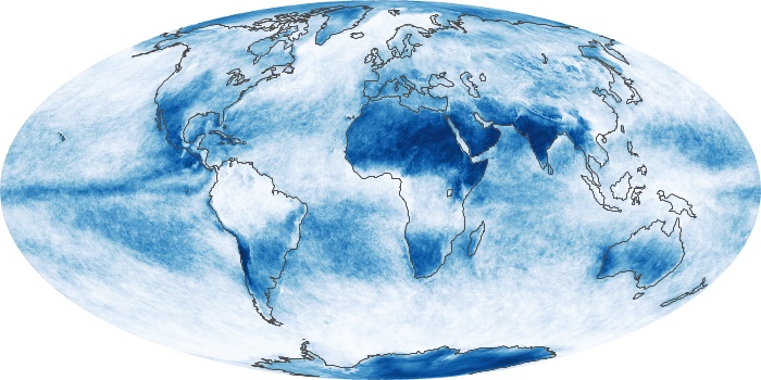 Global Map Cloud Fraction Image 117