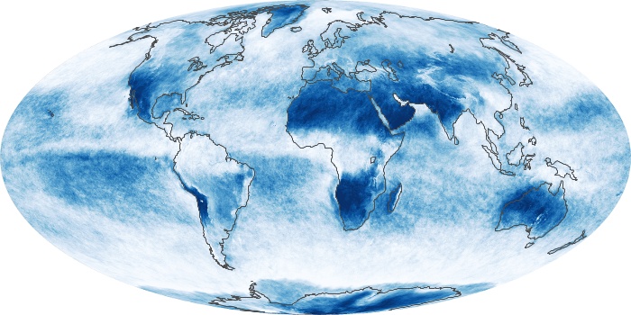 Global Map Cloud Fraction Image 148