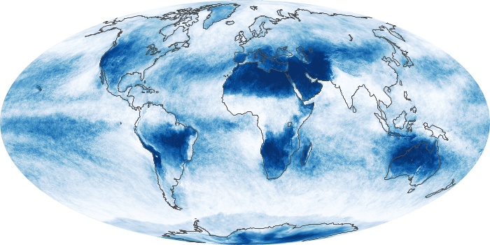 Global Map Cloud Fraction Image 151