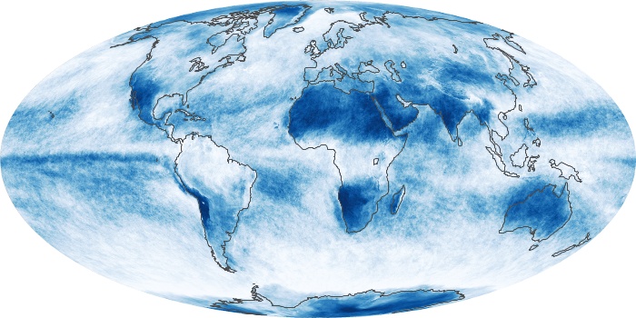 Global Map Cloud Fraction Image 130