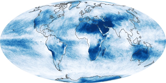 Global Map Cloud Fraction Image 164