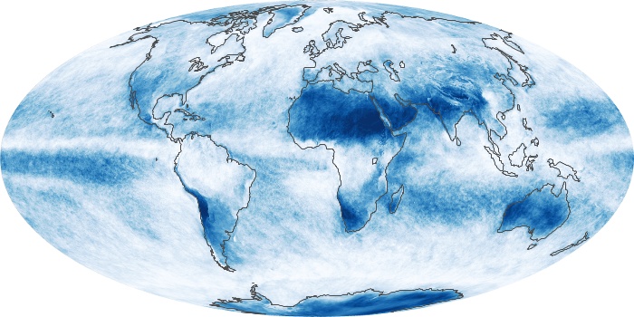 Global Map Cloud Fraction Image 137