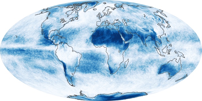 Global Map Cloud Fraction Image 140
