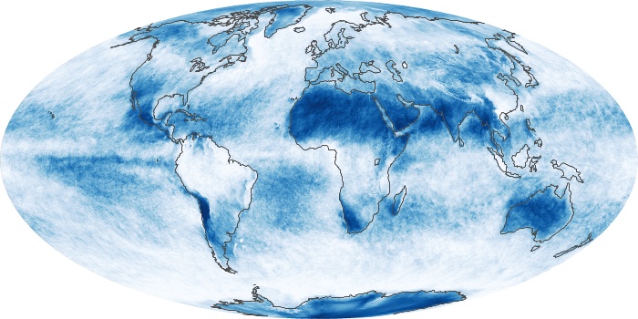 Global Map Cloud Fraction Image 141