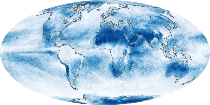 Global Map Cloud Fraction Image 171