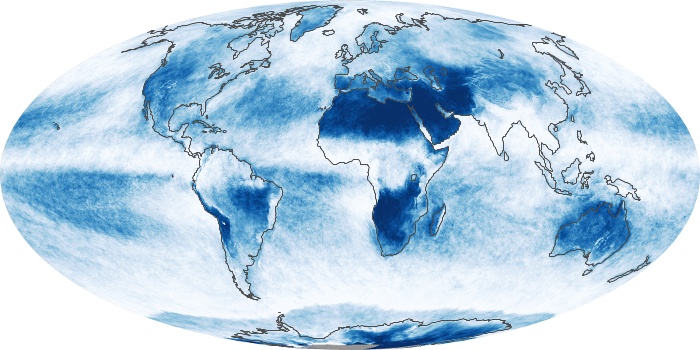 Global Map Cloud Fraction Image 174